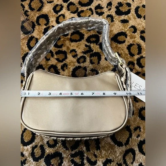 New Jules Kae women's Delilah hand bag in gold. Retails for $130.00. - Picture 5 of 6